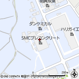 ＳＭＣプレコン関東工場周辺の地図