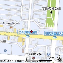 筑波銀行豊里支店周辺の地図