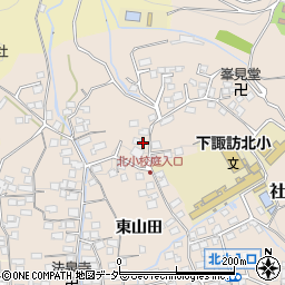 長野県諏訪郡下諏訪町東山田7319-1周辺の地図