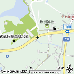 森林公園中央口周辺の地図