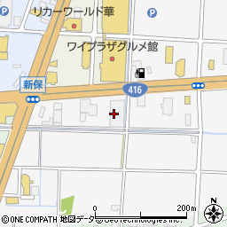 ニコニコレンタカー　福井新保店周辺の地図