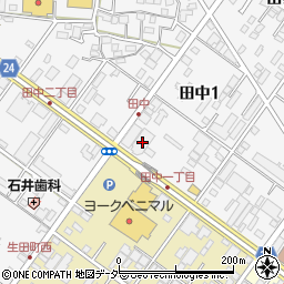 大西商事土浦支店周辺の地図