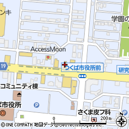 仙台牛たん けやき つくば研究学園店周辺の地図