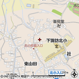 長野県諏訪郡下諏訪町東山田7245周辺の地図
