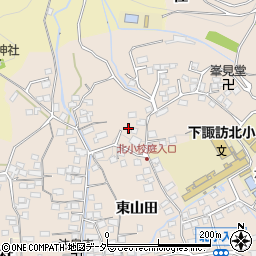 長野県諏訪郡下諏訪町東山田7319-2周辺の地図