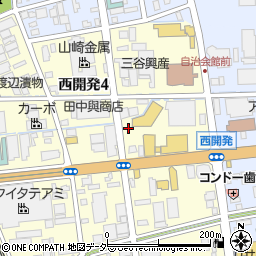 福井県福井市西開発4丁目109周辺の地図