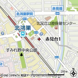 すし玄北鴻巣店周辺の地図