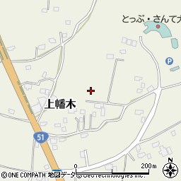 茨城県鉾田市上幡木1464周辺の地図
