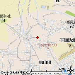 長野県諏訪郡下諏訪町東山田7323周辺の地図