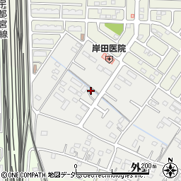 埼玉県久喜市外野461周辺の地図