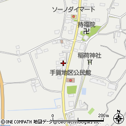 茨城県行方市手賀256周辺の地図