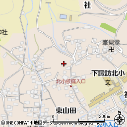長野県諏訪郡下諏訪町東山田7321-2周辺の地図