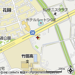 茨城県つくば市花室1125-1周辺の地図