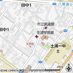 茨城県土浦市文京町15-31周辺の地図