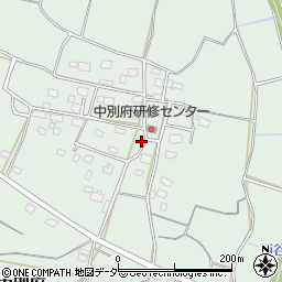 茨城県つくば市中別府周辺の地図
