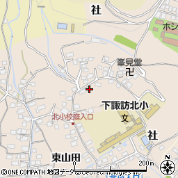 長野県諏訪郡下諏訪町東山田7239周辺の地図