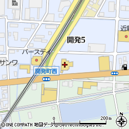 トヨタカローラ福井中央店周辺の地図