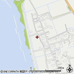 茨城県行方市手賀189周辺の地図