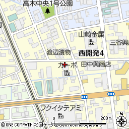 福井県福井市西開発4丁目601周辺の地図