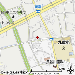 茨城県つくば市花室1001周辺の地図