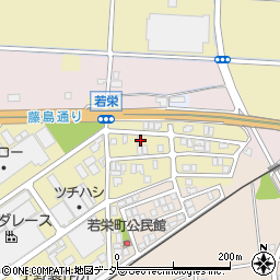 福井県福井市若栄町1117周辺の地図