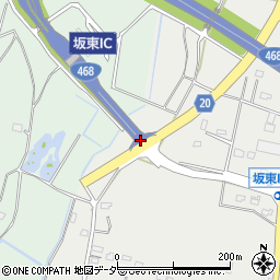 坂東ＩＣ周辺の地図