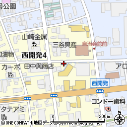 福井県福井市西開発4丁目114周辺の地図