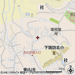 長野県諏訪郡下諏訪町東山田7337周辺の地図