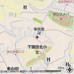 長野県諏訪郡下諏訪町東山田7205周辺の地図