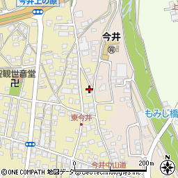 長野県岡谷市今井17周辺の地図