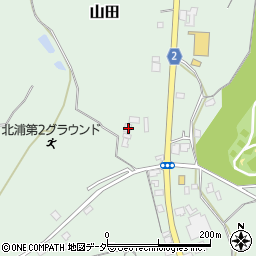 茨城県行方市山田3003周辺の地図