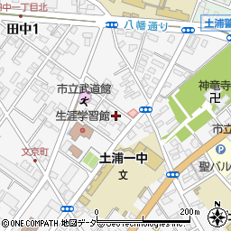 さくらい薬局　土浦文京店周辺の地図