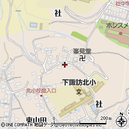 長野県諏訪郡下諏訪町東山田7212周辺の地図