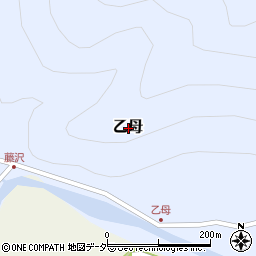群馬県多野郡上野村乙母周辺の地図