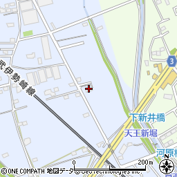 下新井ポンプ場周辺の地図