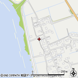 茨城県行方市手賀186周辺の地図