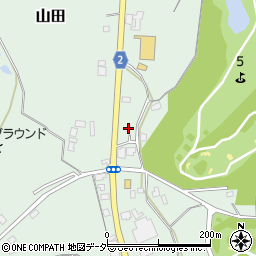 茨城県行方市山田3009-2周辺の地図