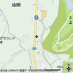 茨城県行方市山田3009-1周辺の地図