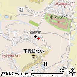 長野県諏訪郡下諏訪町東山田7195周辺の地図