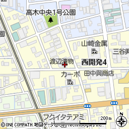 福井県福井市西開発4丁目711周辺の地図