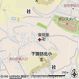 長野県諏訪郡下諏訪町東山田7207周辺の地図