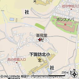 長野県諏訪郡下諏訪町東山田7207-1周辺の地図
