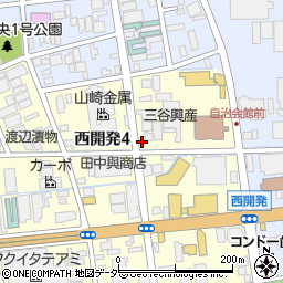 福井県福井市西開発4丁目213周辺の地図