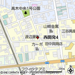 福井県福井市西開発4丁目709周辺の地図