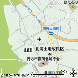 茨城県行方市山田2568周辺の地図