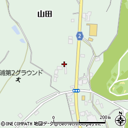 茨城県行方市山田3004周辺の地図