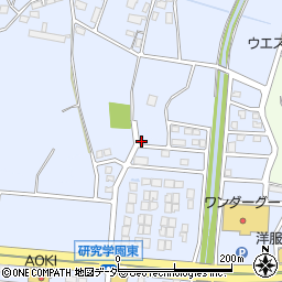 茨城県つくば市研究学園6丁目54周辺の地図