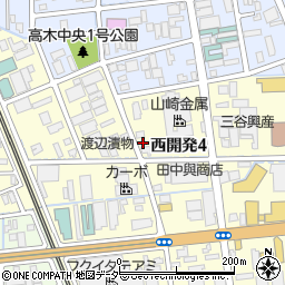 福井県福井市西開発4丁目417周辺の地図