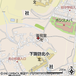 長野県諏訪郡下諏訪町東山田7208周辺の地図
