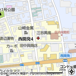 福井県福井市西開発4丁目212周辺の地図